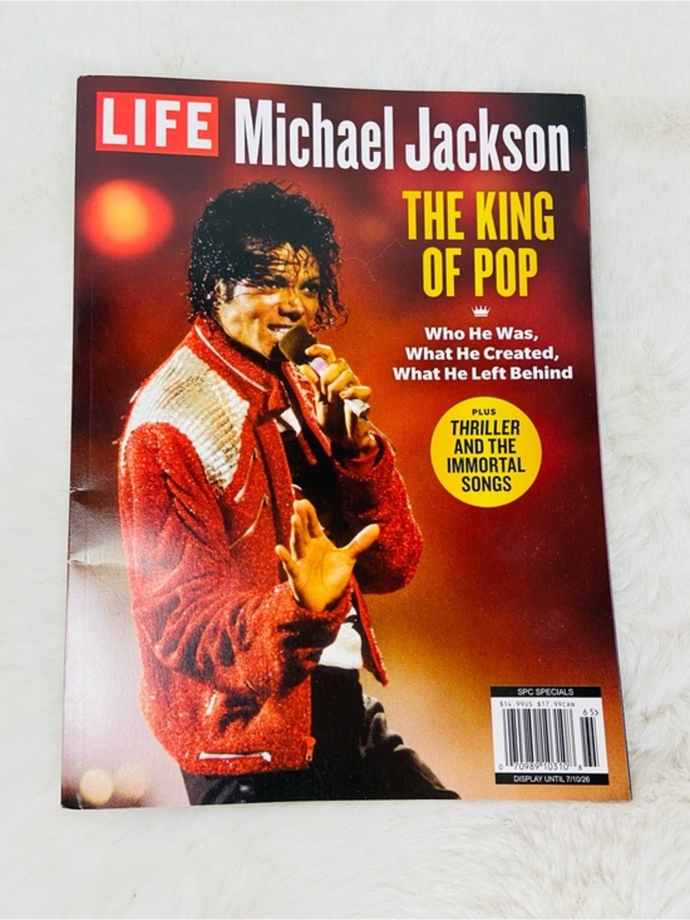 Life magazine Michael Jackson Red Sequin Jacket the king of pop